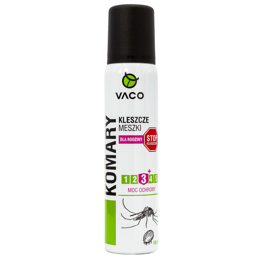 Vaco, spray for mosquitoes, ticks and midges, IR3535 10%, 100 ml