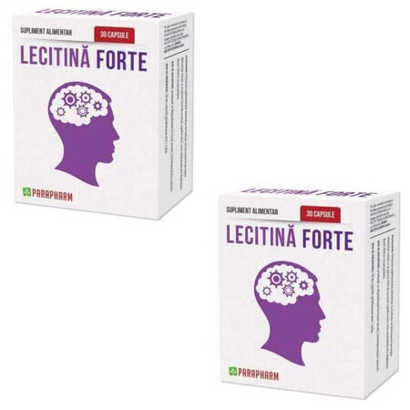 Confezione Lecitina Forte, 30 + 30 capsule, Parapharm 