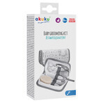 Ackuku, set di cura, grigio, A0015