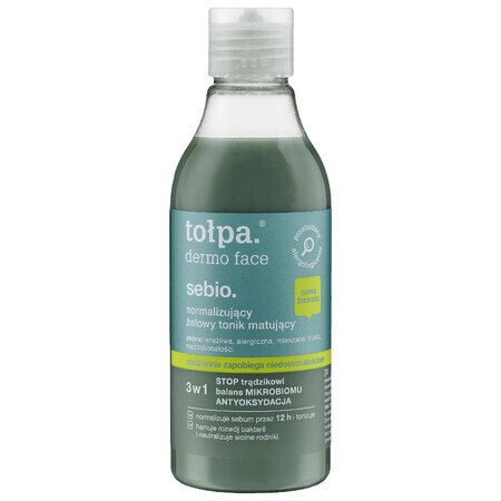 Tołpa Dermo Face Sebio, tónico gel matificante normalizante, 200 ml