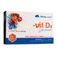 Olimp Gold-Vit D3 Junior, vitamina D 800 UI, gusto frutta, 30 compresse