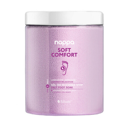 Silcare Nappa Soft Comfort, sale per piedi, lavanda, 1,25 kg