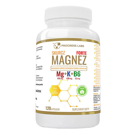 Progress Labs Magnesium Shrink Forte, 120 capsule