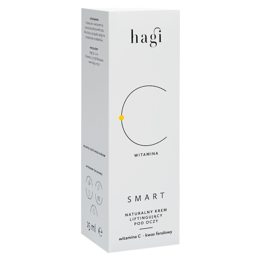 Hagi Smart C, crema occhi liftante naturale con vitamina C, 15 ml