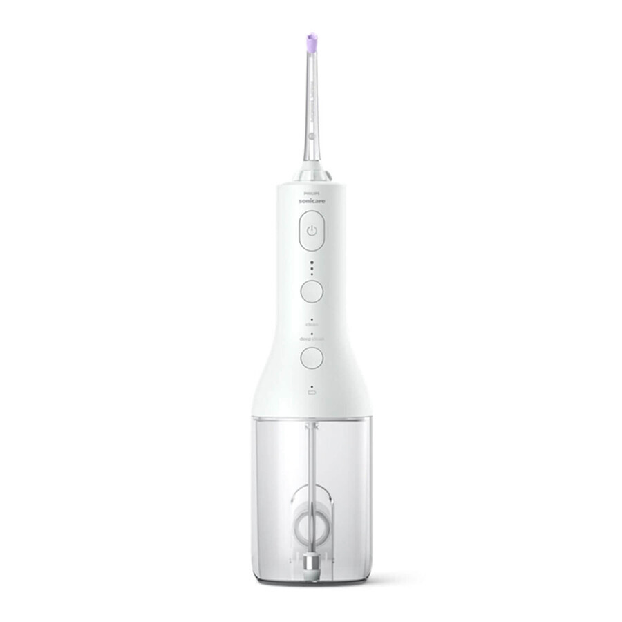 Philips Sonicare Cordless Power Flosser 3000, irrigatore orale, HX3806/31, 2 puntali