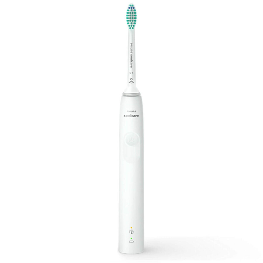 Philips Sonicare Serie 3100, spazzolino sonico con custodia, HX3673/13, bianco, 1 pezzo