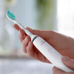 Philips Sonicare Serie 3100, spazzolino sonico con custodia, HX3673/13, bianco, 1 pezzo