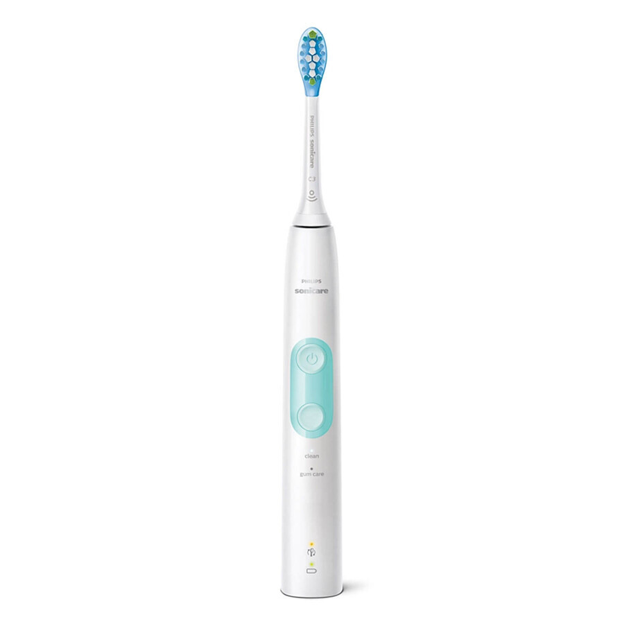 Philips Sonicare ProtectiveClean 4700, spazzolino sonico con custodia, HX6483/52, bianco, 1 pezzo