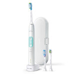 Philips Sonicare ProtectiveClean 4700, spazzolino sonico con custodia, HX6483/52, bianco, 1 pezzo