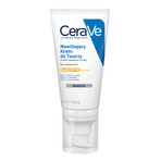 CeraVe, crema viso idratante con ceramidi, pelle normale e secca, SPF 50, 52 ml