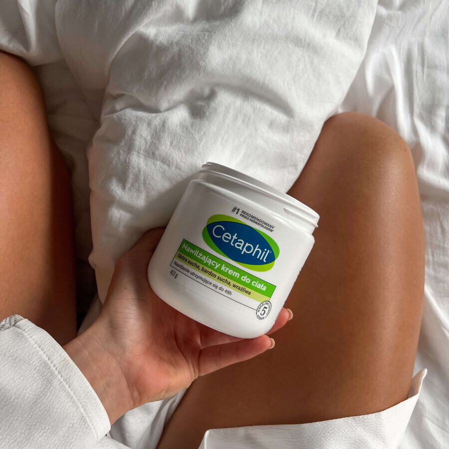 Cetaphil, crema corpo idratante, per tutta la famiglia, 453 g