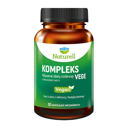 Naturell Vege Complex, 30 vegan capsules