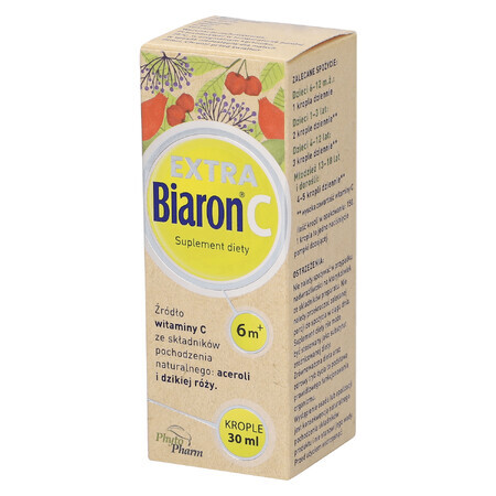 Biaron C Extra, drops for adults, children and babies after the age of 6 months, 30 ml