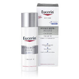 Eucerin Hyaluron-Filler, crema facial de día antiarrugas con ácido hialurónico, piel normal y mixta, SPF 15, 50 ml