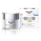 Eucerin Hyaluron-Filler, crema facial de día antiarrugas con ácido hialurónico, todo tipo de pieles, SPF 30, 50 ml