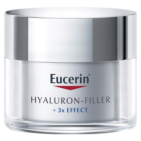 Eucerin Hyaluron-Filler, Anti-Falten-Nachtcreme mit Hyaluronsäure, 50 ml