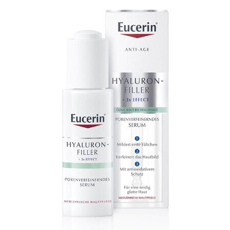 Eucerin Hyaluron-Filler, rimpelverzachtend en poriënverminderend serum, vette en gemengde huid, 30 ml