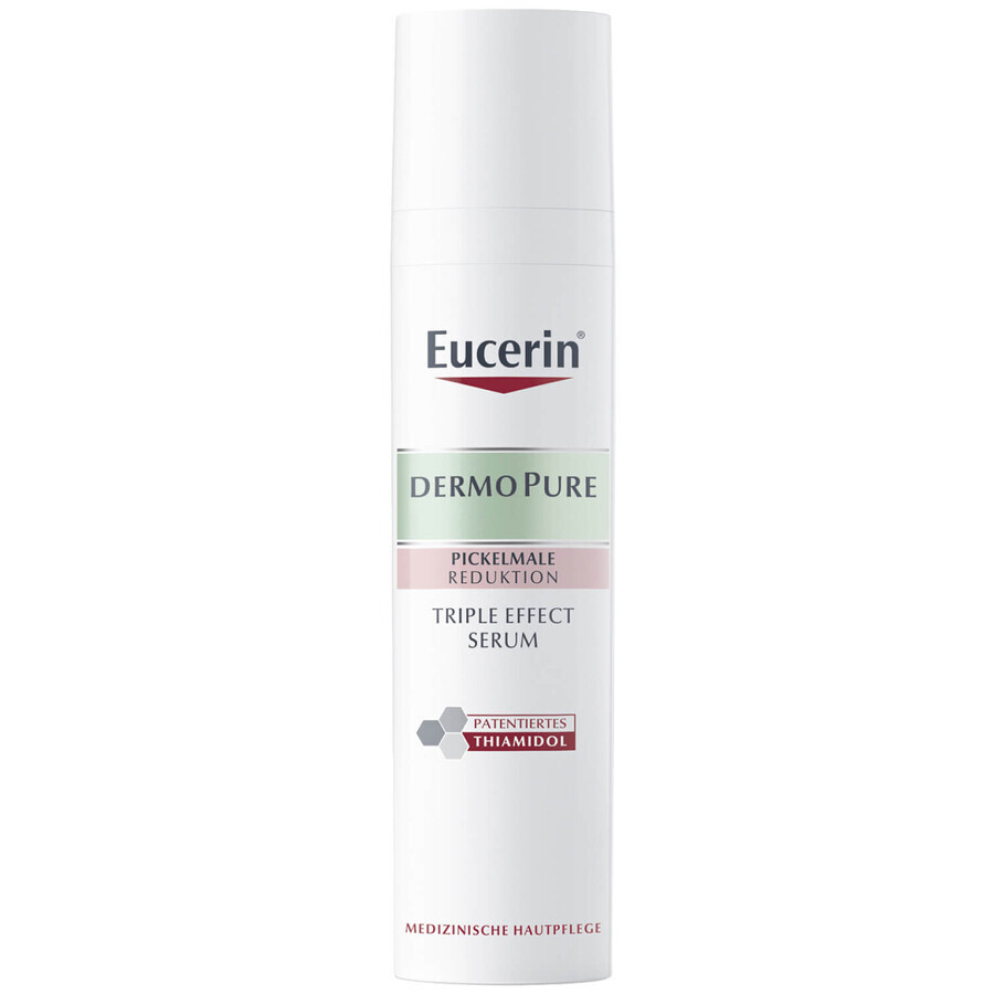 Eucerin DermoPure, siero a tripla azione per pelli con imperfezioni e macchie acneiche, 40 ml