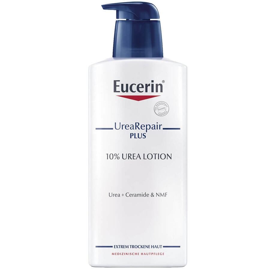 Eucerin UreaRepair Plus, emulsione per il corpo con il 10% di urea per pelli molto secche e ruvide, 400 ml