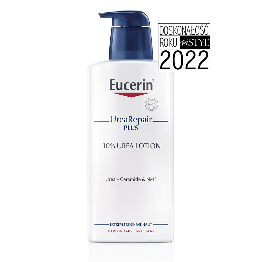 Eucerin UreaRepair Plus, emulsione per il corpo con il 10% di urea per pelli molto secche e ruvide, 400 ml