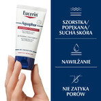 Eucerin Aquaphor, unguento rigenerante per pelle secca, screpolata e irritata, 45 ml