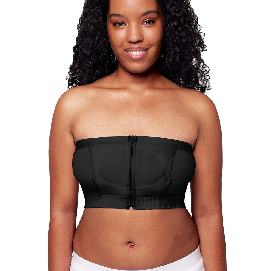 Medela Hands-Free, corsé de extracción de leche, negro, talla S, 1 pieza