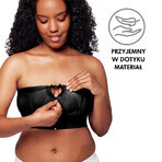 Medela Hands-Free, corsé de extracción de leche, negro, talla S, 1 pieza