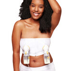 Medela Hands-Free Breast Pump Corset, White, Size S, 1 pc