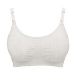 Medela, reggiseno per allattamento ed espresso 3in1, bianco, taglia L, 1 pezzo