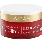 Janda My Clinic Cryology 70+, crema para el contorno de ojos, orquídea japonesa, péptidos, 15 ml