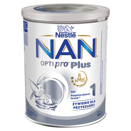 Nestle NAN Optipro Plus 1 HM-5, latte per neonati dalla nascita, 800 g