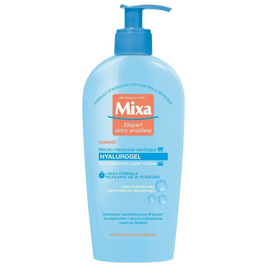 Mixa Hyaluronic Hydrate, lozione per il corpo, pelle normale e secca, 400 ml