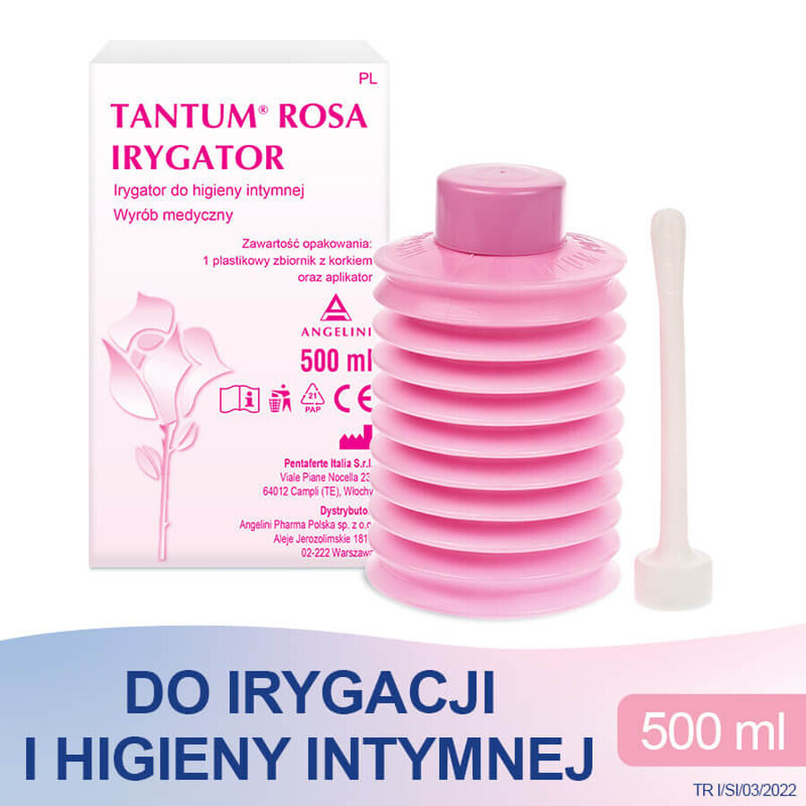 Tantum Rosa, irrigatore per l'igiene intima, 500 ml