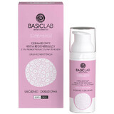 BasicLab Complementis, crema rigenerante alla ceramide con prebiotico 5% e pantenolo 3%, lenitiva e restitutiva, texture leggera, 50 ml