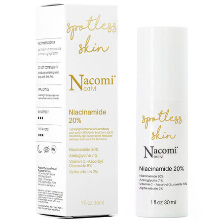 Nacomi Next Level, siero con niacinamide 20%, 30 ml