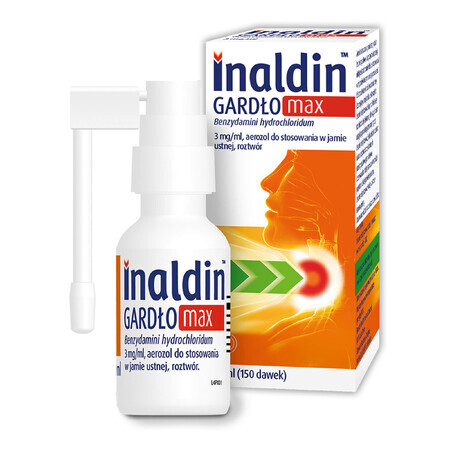 Inaldin Gola Max 3 mg/ml, spray orale, 30 ml