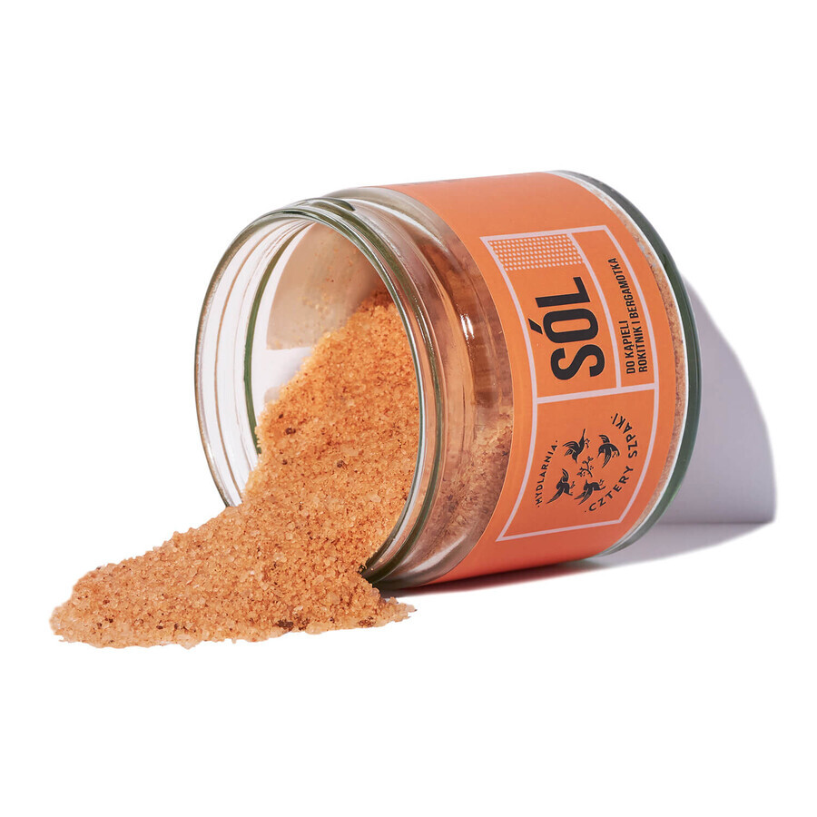 Cztery Szpaki, bath salt, sea buckthorn and bergamot, 320 g