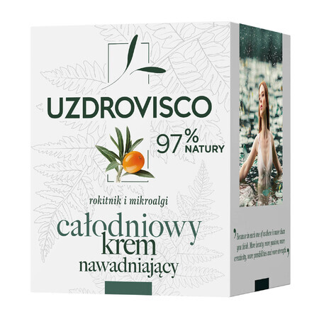 Uzdrovisco sea buckthorn, moisturizing cream for the whole day, 50 ml