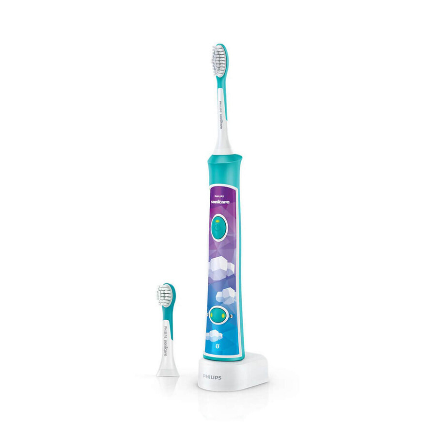 Philips Sonicare per bambini, spazzolino sonico, con adesivi, HX6322/04, 1 pezzo