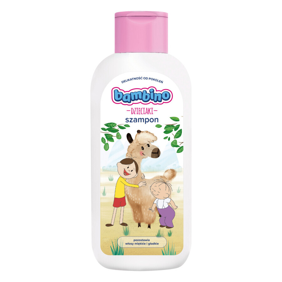 Bambino Kids, shampoo per capelli, Bolek e Lolek e alpaca, da 1 anno, 400 ml.