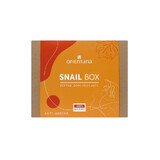 Orientana Snail Box set, crema viso, 50 ml + essenza viso, 50 ml + maschera viso, 1 pezzo