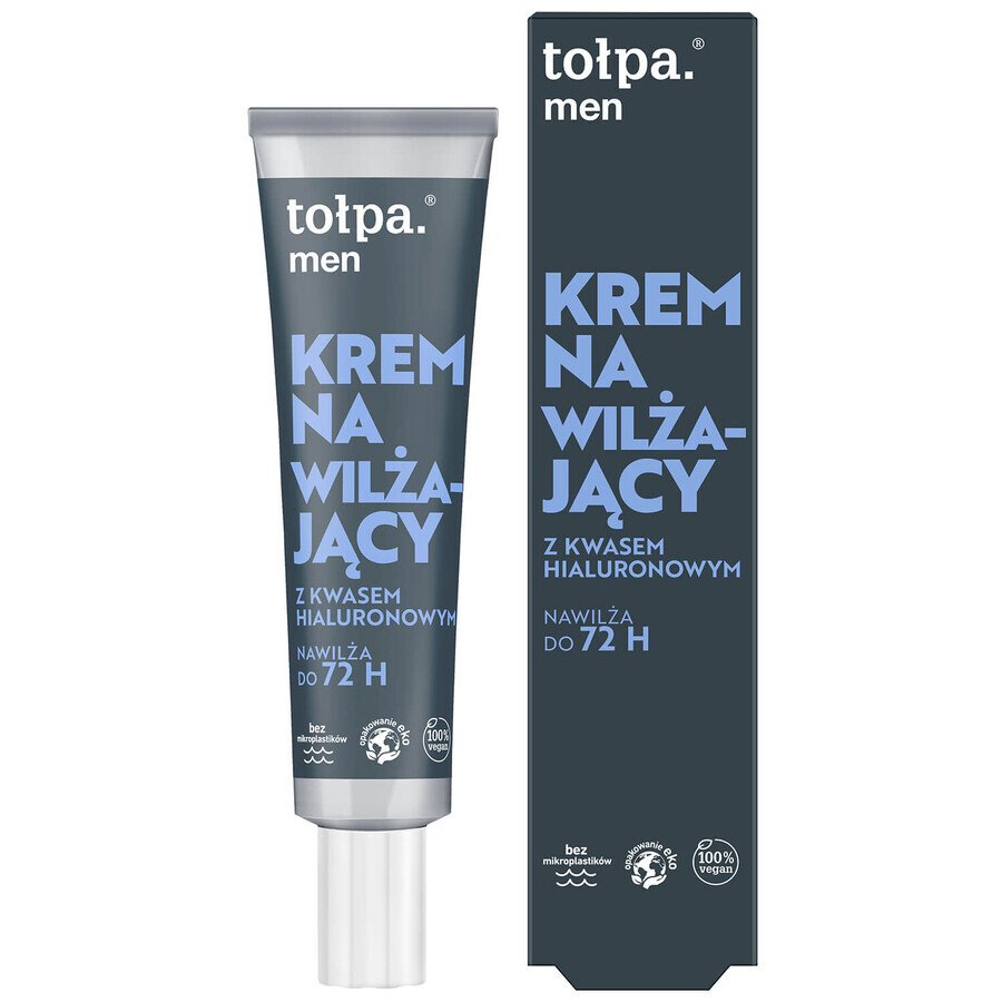 Tolpa Men, crema idratante con acido ialuronico, 40 ml