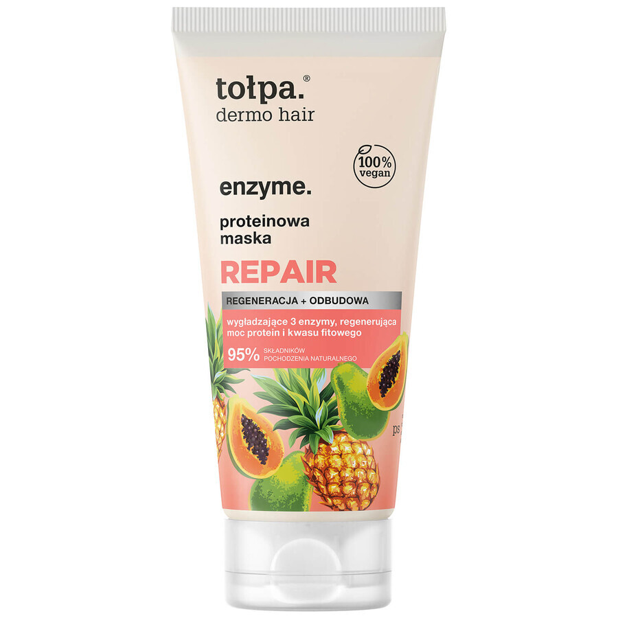 Tolpa Dermo Hair Enzyme Repair, protein mask for hair, 200 ml