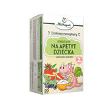 Herbapol Na Apetyt Dziecka, tisana alla frutta e alle erbe, dopo 2 anni, 20 bustine