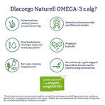 Naturell Omega-3 van algen, 90 veganistische capsules