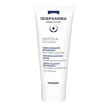 Isispharma Glyco-A, crema calmante regeneradora después del peeling, 40 ml