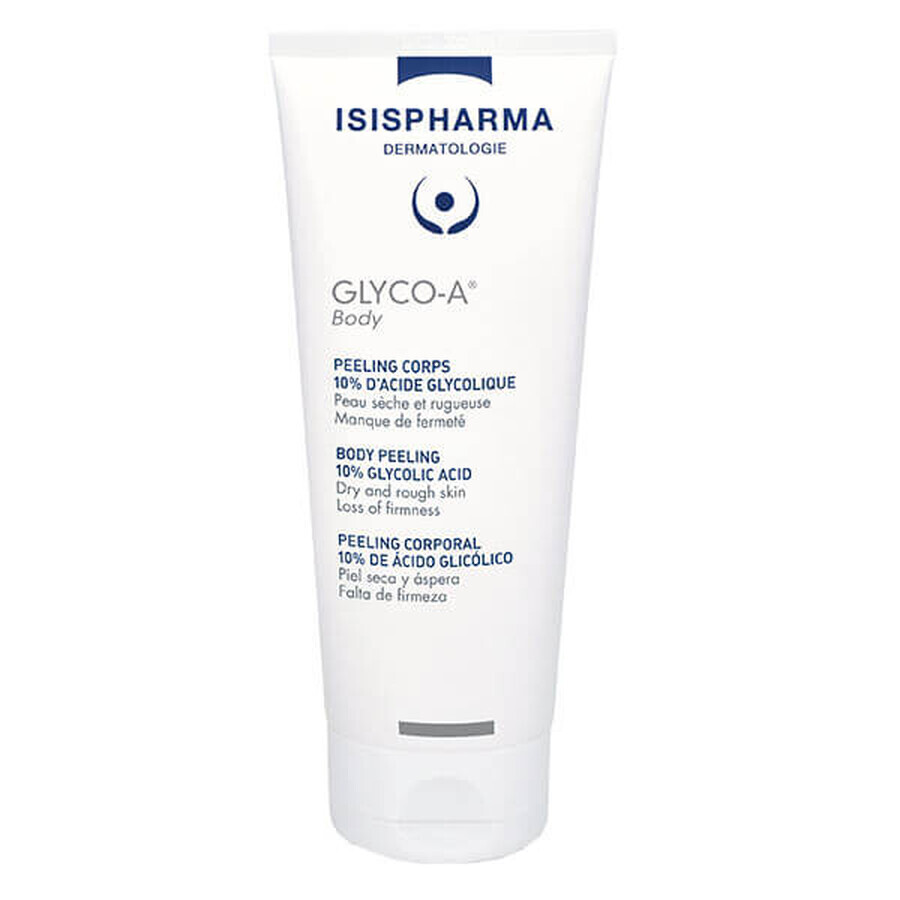 Isispharma Glyco-A, scrub corpo con acido glicolico al 10%, 200 ml