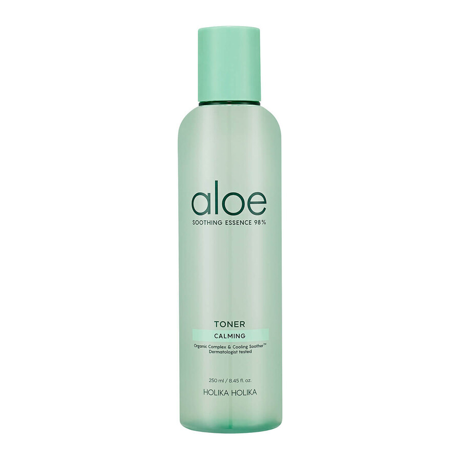 Holika Holika, Aloe 98% Essenza Lenitiva, tonico per il viso, 250 ml