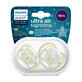 Avent Ultra Air, succhietto in silicone, ortodontico, notturno, SCF376/01, dopo 18 mesi, 2 pezzi