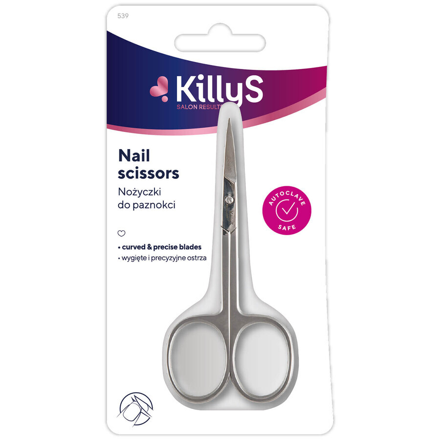 Killys Precision Curved Nail Scissors